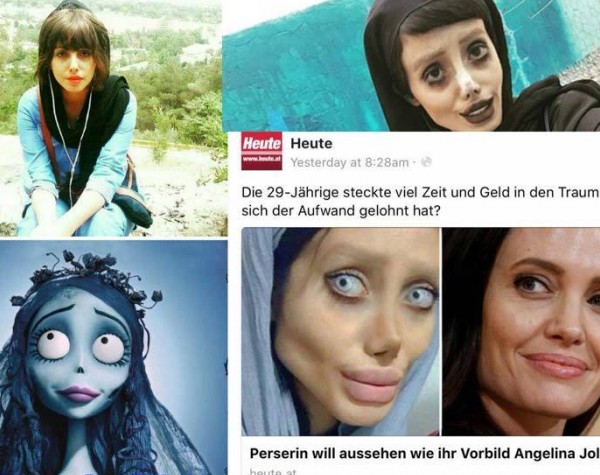 دختر ایرانی به جای آنجلینا جولی، عروس مرده شد (+عکس)
