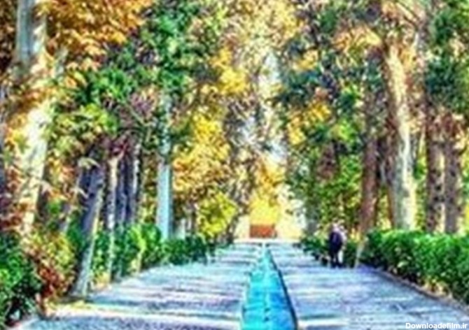 عکس / یکی از زیباترین باغهای ایران !