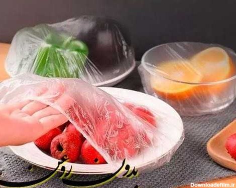 تصویر کاور پلاستیکی غذا و میوه ۱۰۰ عددی مدل ۰۳