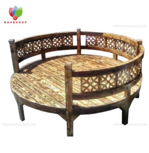 تخت سنتی چوبی کد 235