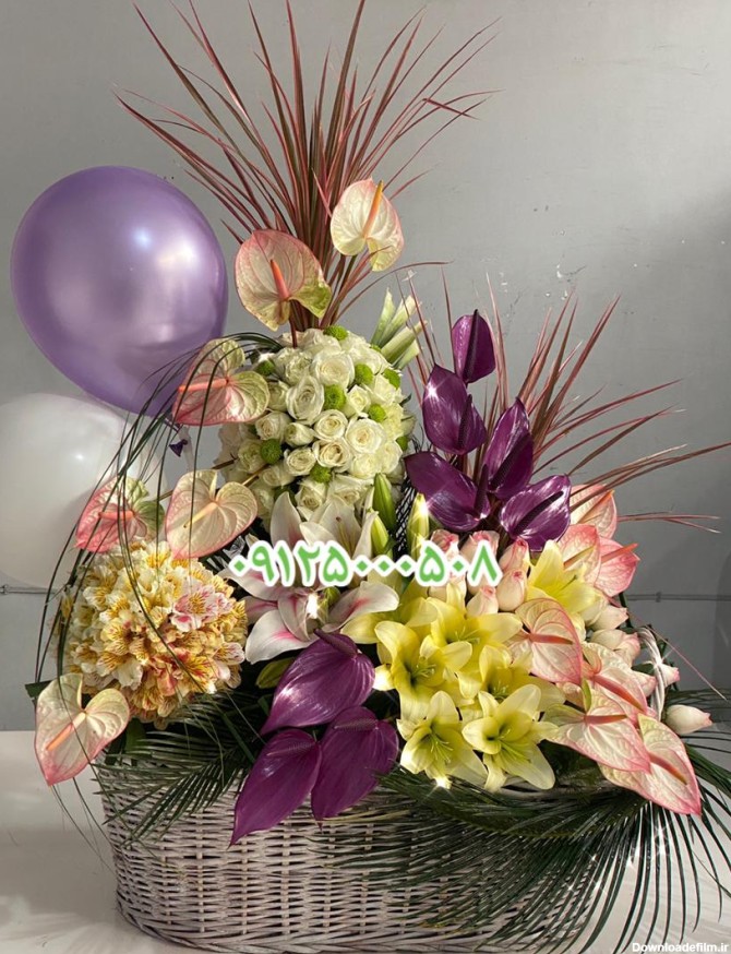 سبد گل تولد - خرید و سفارش آنلاین و ارسال گل برای تبریک تولد