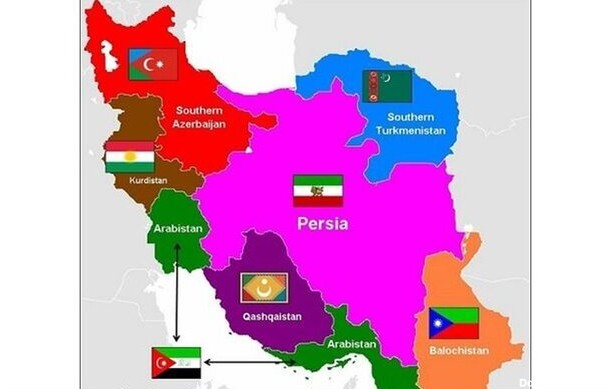 تصویر و نقشه؛ فردای «ایران آزاد» چه شکلی است؟ - همشهری آنلاین