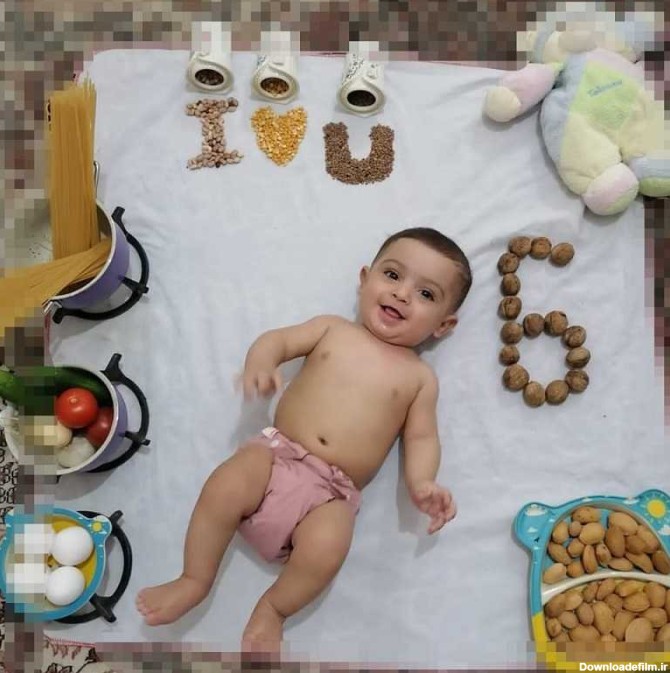 عکس پسر نوزاد ایرانی