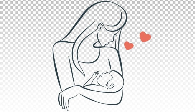 تصویر PNG رایگان مادر و فرزند با مفهوم روز مادر | فری پیک ...