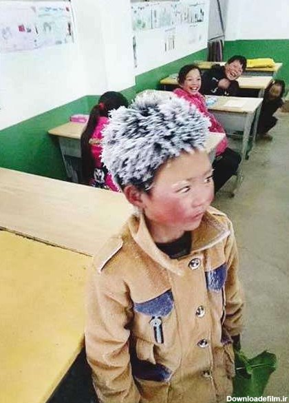 عکس/ دانش‌آموز یخ‌زده چینی ! - جهان نيوز