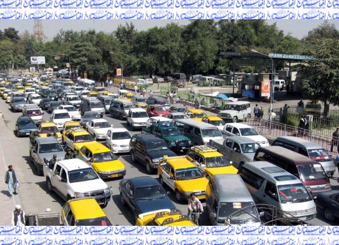 شهر کابل در باتلاق ازدحام ترافیکی - روزنامه افغانستان