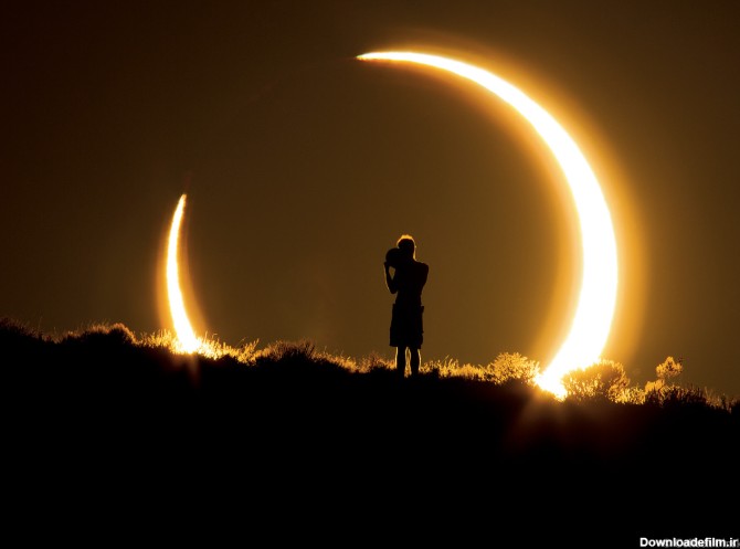 خورشید گرفتگی حلقه ای — تصویر نجومی روز – فرادرس - مجله‌