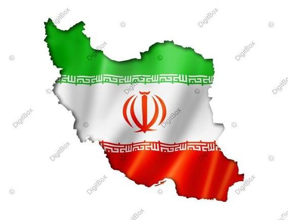 عکس نقشه ایران با پرچم - دیجیت باکس - DigitBox