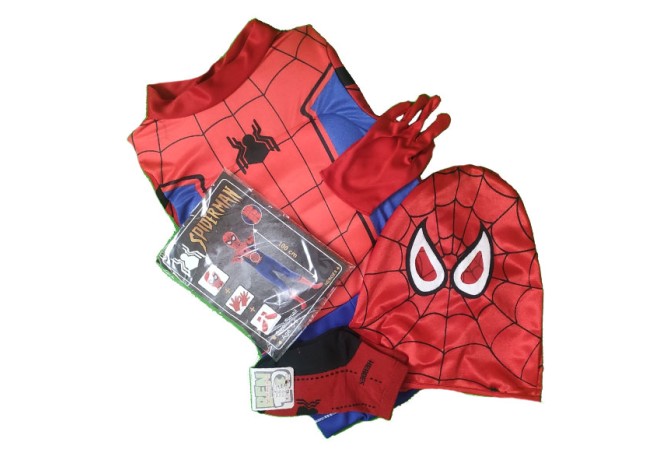 خرید لباس مرد عنکبوتی بچه گانه سرهمی جدید در میلی جون
