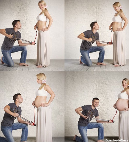 عکس دو نفره بارداری - با همسرتان عکس دو نفره بارداری بگیرید ...