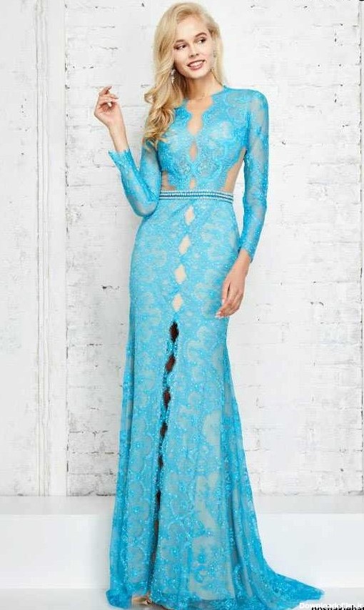مدل لباس بلند گیپور جدید