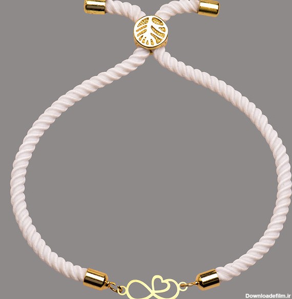 دستبند طلا 18 عیار زنانه کرابو طرح بینهایت قلب مدل Kr1576