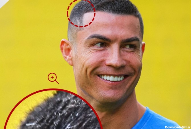 عکس؛ مو های رونالدو در حال سفید شدن | فوتبالی