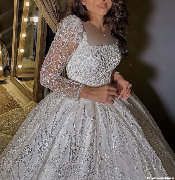 مدل لباس عروس ایرانی جدید + لباس عروس ایرانی خوشگل پفی