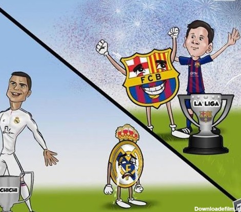 آخرین خبر | کارتون/ تفاوت رونالدو و مسی!
