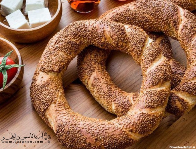 نان ترکی و سیمیت + طرز تهیه خمیر یوفکا