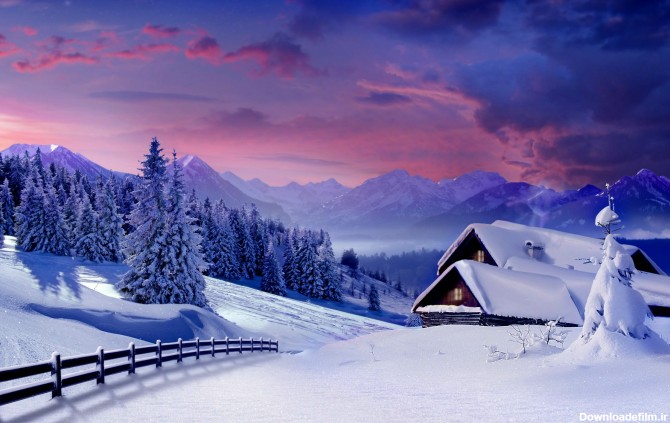 دانلود عکس زمستان برفی برای پروفایل با کیفیت HD