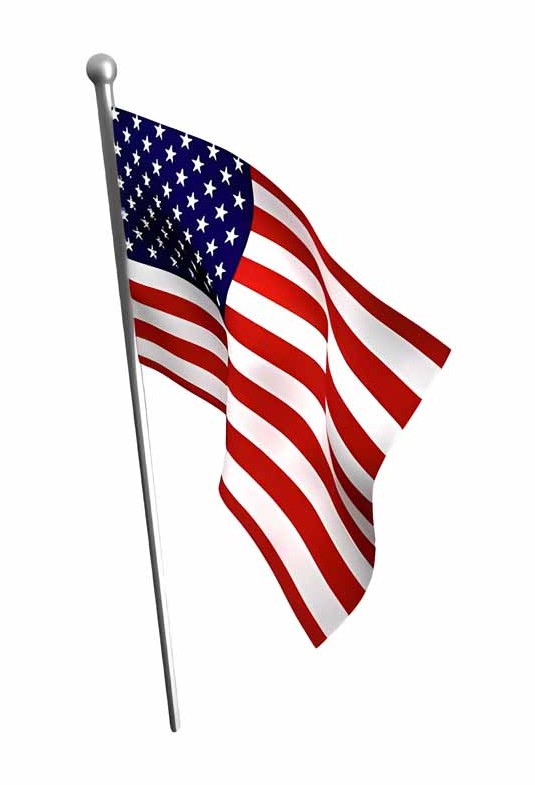 دانلود طرح پرچم آمریکا با میله