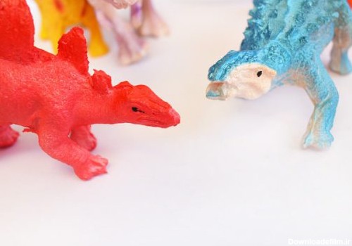 فیگور حیوانات مدل دایناسور - بسته 6 عددی