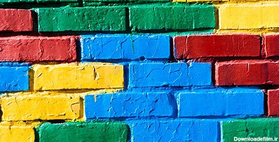 تصویر پس زمینه دیوار آجری رنگی | فری پیک ایرانی | پیک فری | وکتور ...