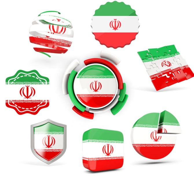 PNG پرچم ایران رایگان