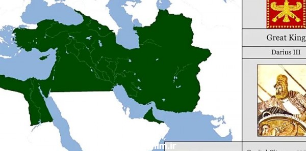 عکس نقشه ایران در زمان کوروش کبیر - عکس نودی