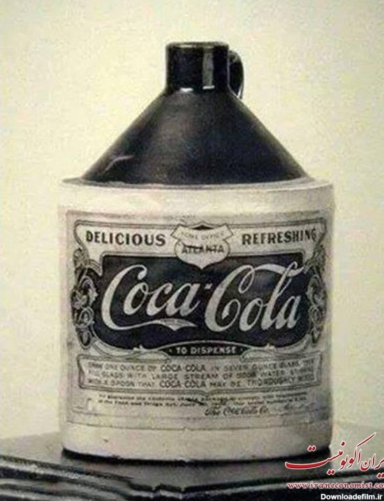 عکس : بطری نوشابه کوکا کولا در سال 1906