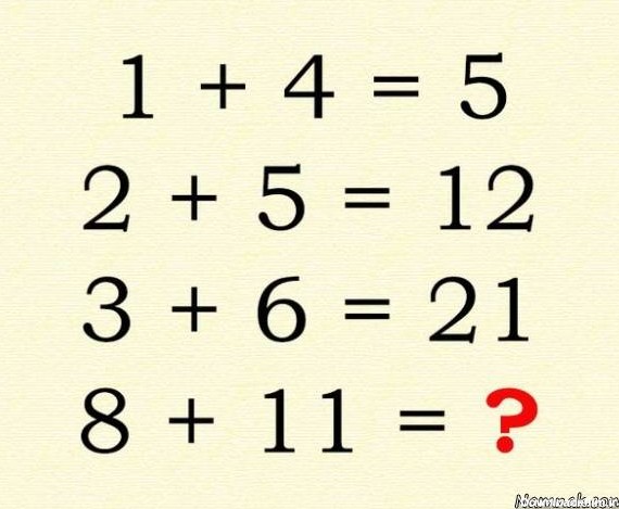 معمای جالب ریاضی که از 1000 نفر 1 نفر پاسخ داد +جواب