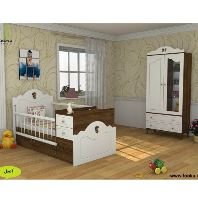 سرویس خواب کودک و نوزاد مدل آنجل 👼 - تخت و کمد نوزاد مدل آنجل ...