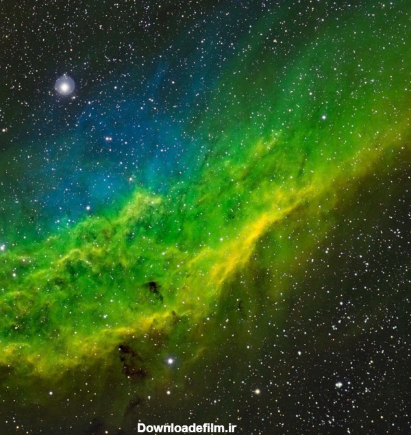 عکس کهکشان سبز