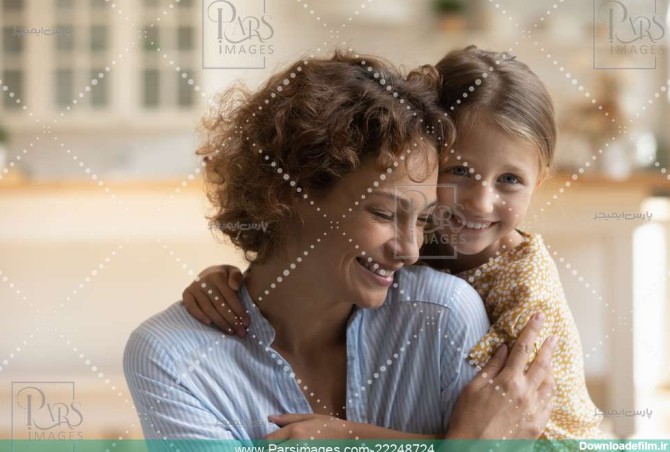 Cute thank Good emotion Mum daughter - دانلود عکس - پارس ...