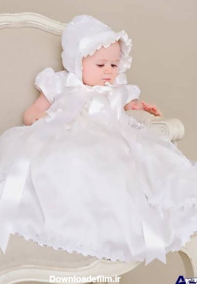مدل لباس عروس نوزادی جدید و شیک با طرح های زیبا و بانمک