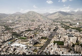 تصاویر هوایی شهر تهران