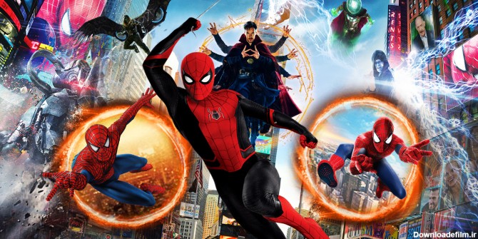 سه مرد عنکبوتی مختلف در فیلم Spider-Man: No Way Home