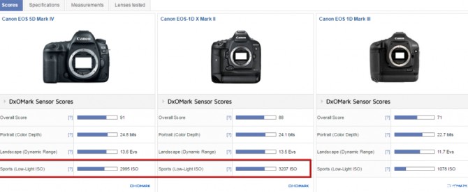 مقایسه کانن Canon 5D Mark IV، نیکون D810 و سونی A7RII