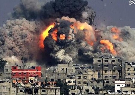 تصاویر دلخراش بمباران خانه‌های فلسطینیان در نوار غزه!