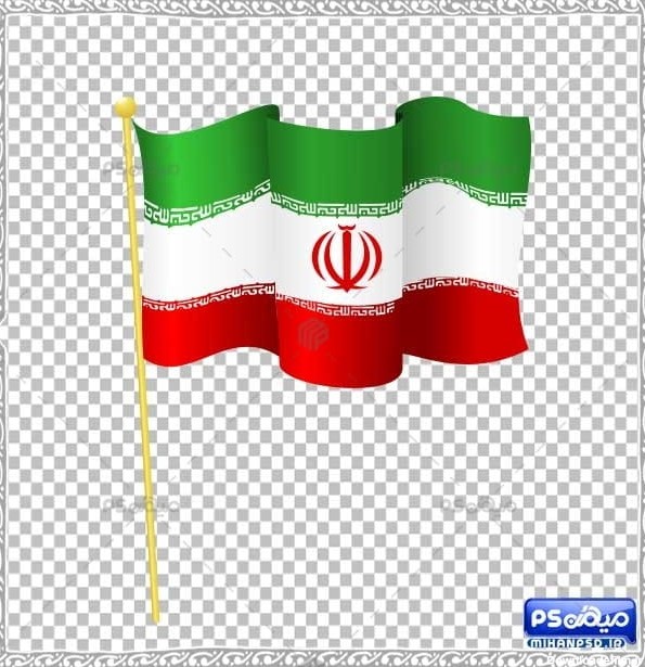 دانلود تصویر پرچم ایران - میهن پی اس دی