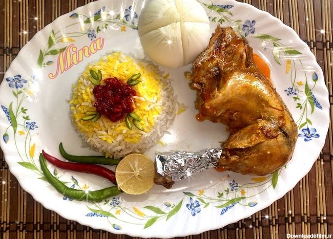 طرز تهیه تزیین برنج با برنج زعفرانی و زرشک ساده و خوشمزه توسط Mina ...