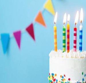عکس کیک تولد با شمع 27 سالگی