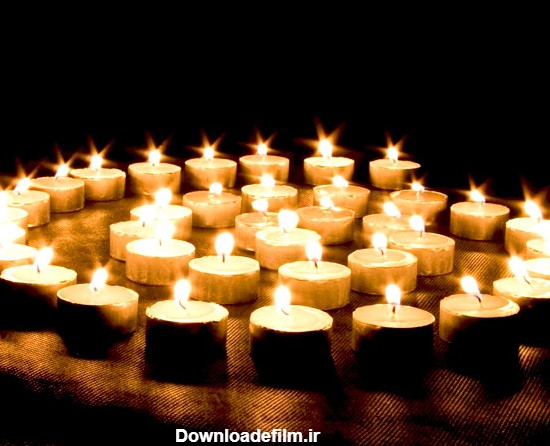 عکس های دیدنی از شمع های زیبا و روشن