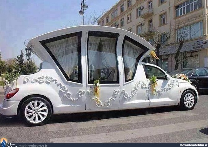 مشرق نیوز - عکس/عجیب‌ترین ماشین عروس دنیا