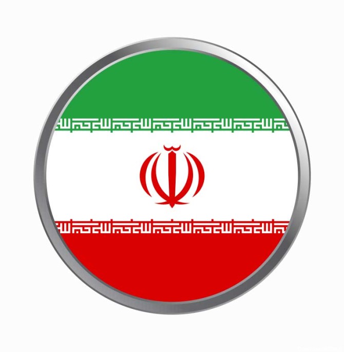 دانلود طرح لایه باز پرچم دایره ایران