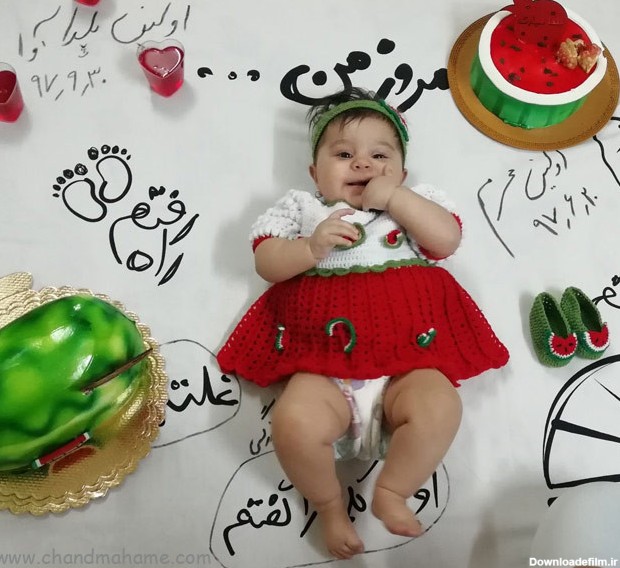 عکس نوزاد دختر با تم عکاسی‌های شیک و متنوع - مجله چند ماهمه