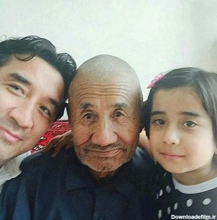 عکس جدید خداداد عزیزی در کنار دختر و پدرش - مهین فال