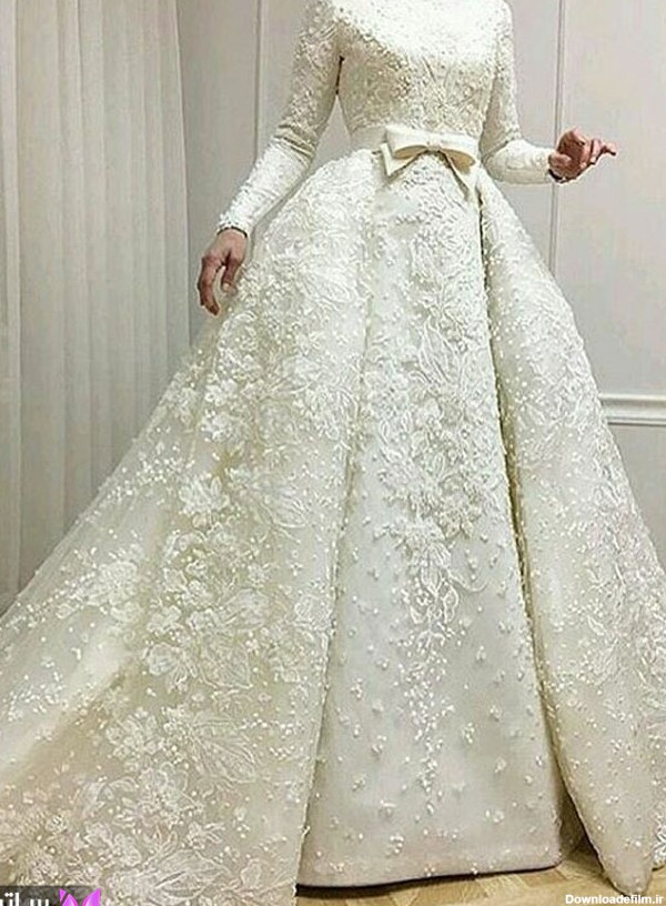 لباس عروس با حجاب عقد