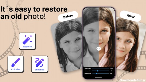اسکرین شات برنامه Colorize it - Colorize Black and White Photos تبدیل عکس قدیمی به جدید 2
