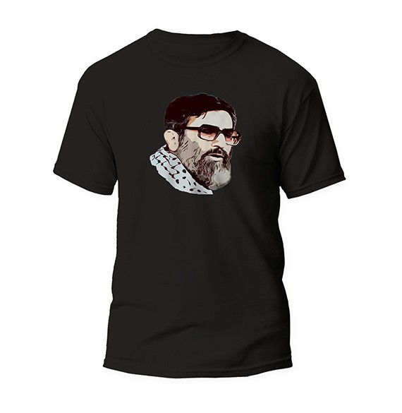 قیمت و خرید تی شرت آستین کوتاه مردانه مدل تصویر رهبری کد m011