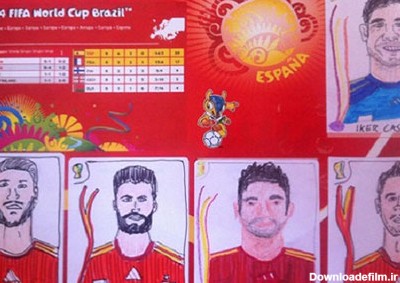 فرارو | (تصاویر) نقاشی‌های‌ جالب زوج ولزی از بازیکنان ایران