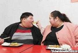 تلاش جالب چاق ترین زن و شوهر چینی برای لاغر شدن + عکس