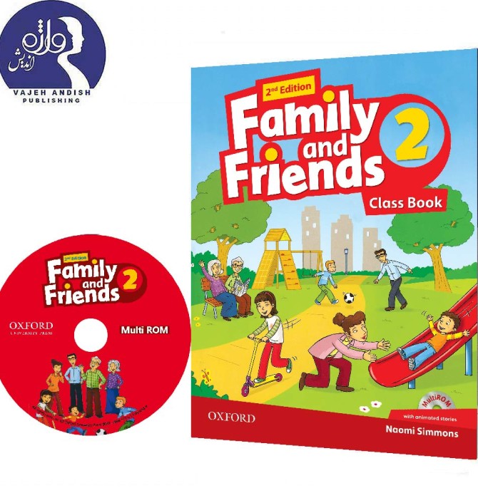 کتاب زبان Family and Friends 2 ویرایش دوم به همراه سی دی و کتاب کار